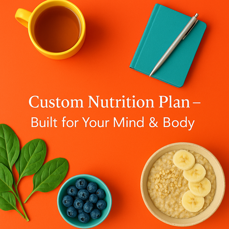 Custom Nutrition Plan by a Registered Dietitian – Personalized for Your Mind & Body