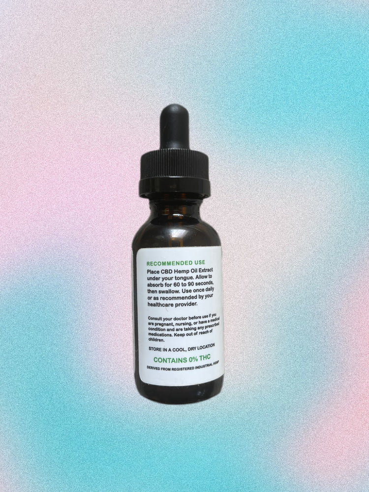 Purity Premium CBD Oil – 100% THC-Free (500 MG) Peppermint Flavor